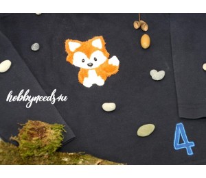 Stickdatei - Schneetiere Eisfuchs